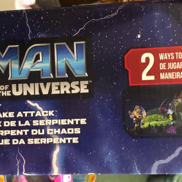 HE MAN & THE MASTERS OF THE UNIVERSE CHAOS SNAKE ATTACK PLAYSET NEW! - Picture 4 of 8